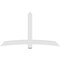 Ekena Millwork Bellingham Architectural Grade PVC Gable Bracket, 84"W x 49"H x 2"D x 6"F, 14/12 Pitch GBP084X49X0206BEL00 - alternate 3